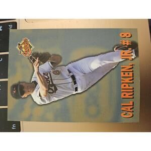 1997 Burger King Cal Ripken Jr. Card #5 of 8 - 2131 - throwing